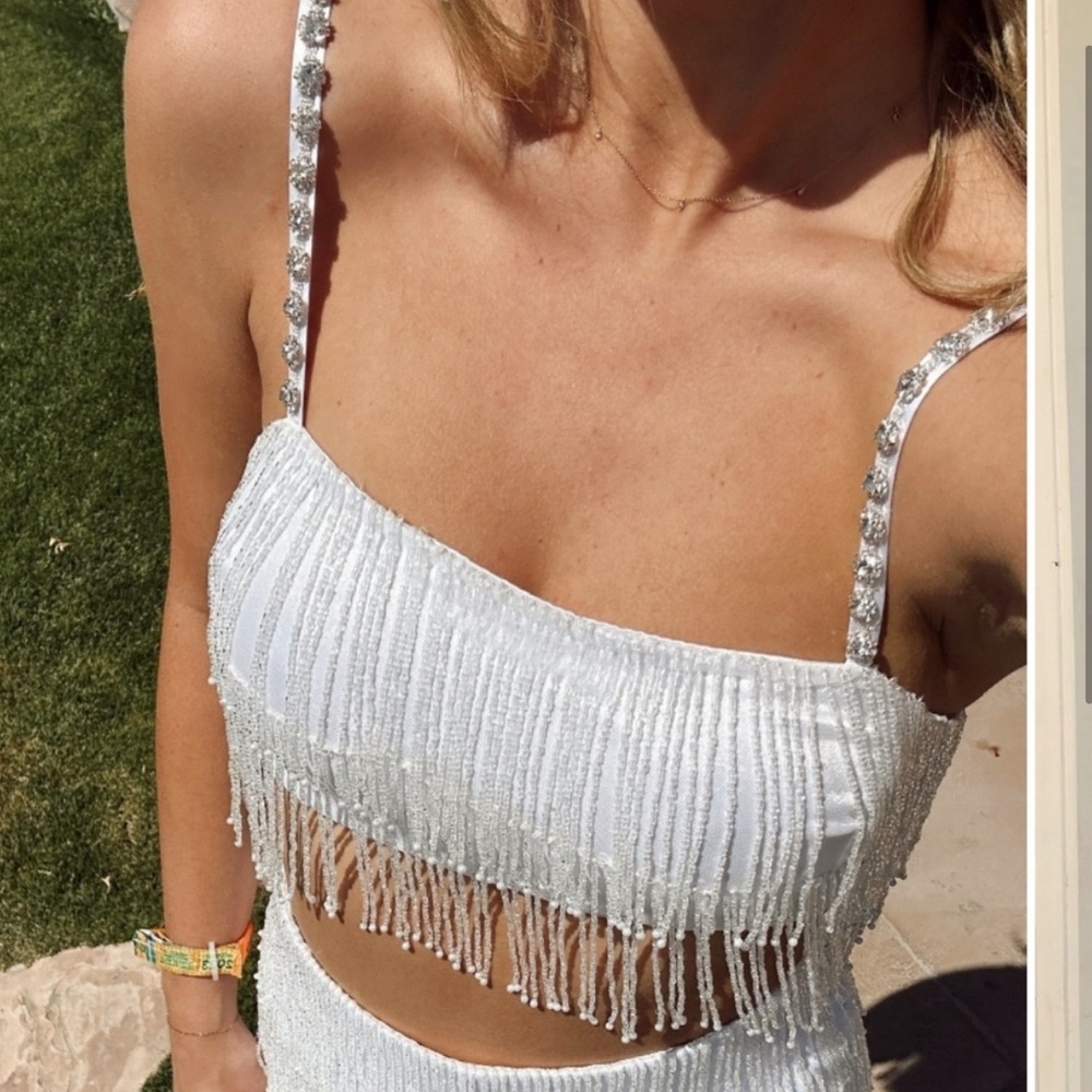 Show Me Your Mumu Swift Fringe Top